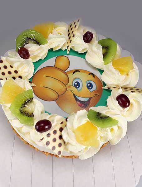 Afbeelding van #duimomhoog taartje