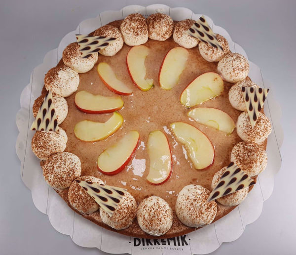 Afbeelding van Appel-kaneel bavarois  alleen in de winter