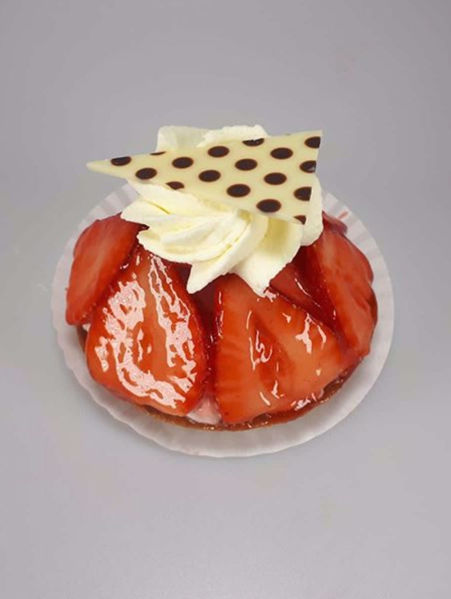 Afbeelding van Aardbei schuitje hw met room niet meer