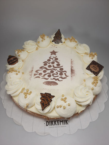 Afbeelding van Kerstvlaai half