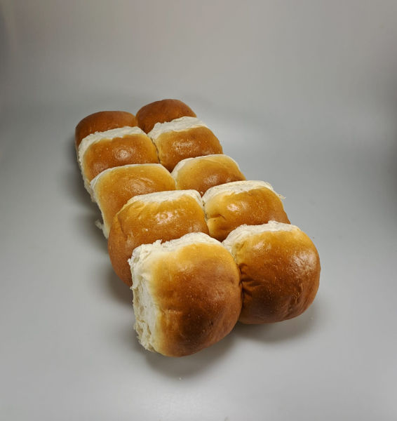 Afbeelding van 10 witte ronde broodjes aanbieding woensdag